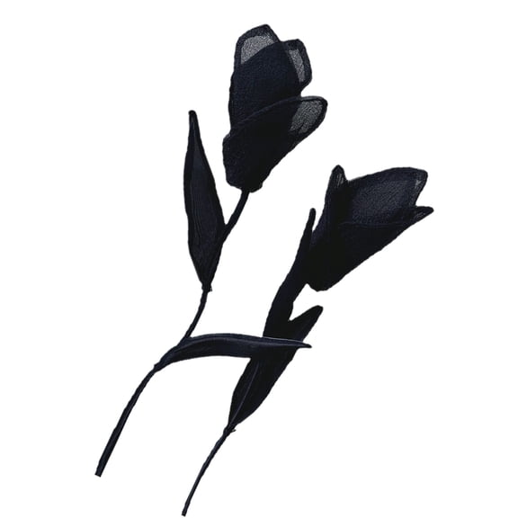 3D Fabric Flower Appliques Handcraft Materials Kits Crafting Garment Accessories Dress Sweater Crafting Project Decors