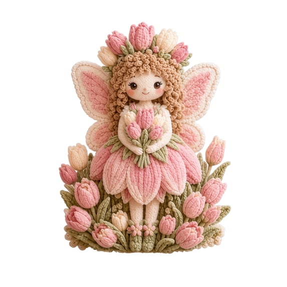 3D Fabric Poke Art Kit, DIY Doll Making Kit, Beginner-Friendly No-Sew Craft with Fabric Pieces & Poke Tool, Decorative Art Doll for Adults, Shelf & Desk Display