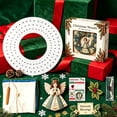 thumbnail image 1 of 3D Fabric Poke Wreath DIY Kit, Christmas Wreath DIY Kits for Adults 3D Fabric Poke Art Craft Kit, Beginner-Friendly Holiday Wreath Making Kit, Door & Wall Decor, Christmas Decorations, 1 of 6