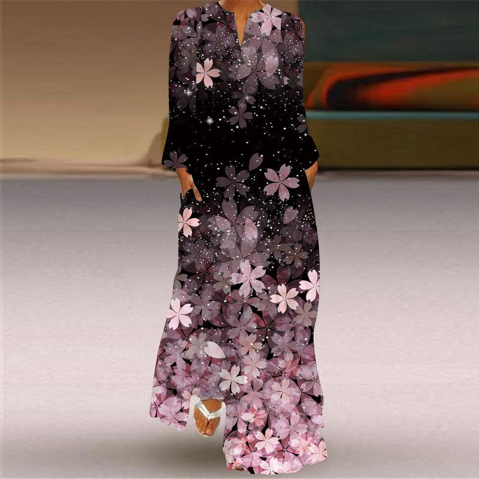 3D Face Printed Autumn Dress Long Sleeve Breathabl Long Dresses Woman