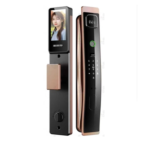 3D Face Recognition Automatic Smart Lock Fingerprint Anti Theft Door Lock ,Easy DIY Installation