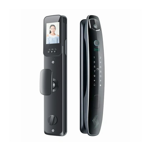 3D Face Smart Door Lock Security Camera Fingerprint Password Biometric Electronic Key Unlock ,Smart and Safe