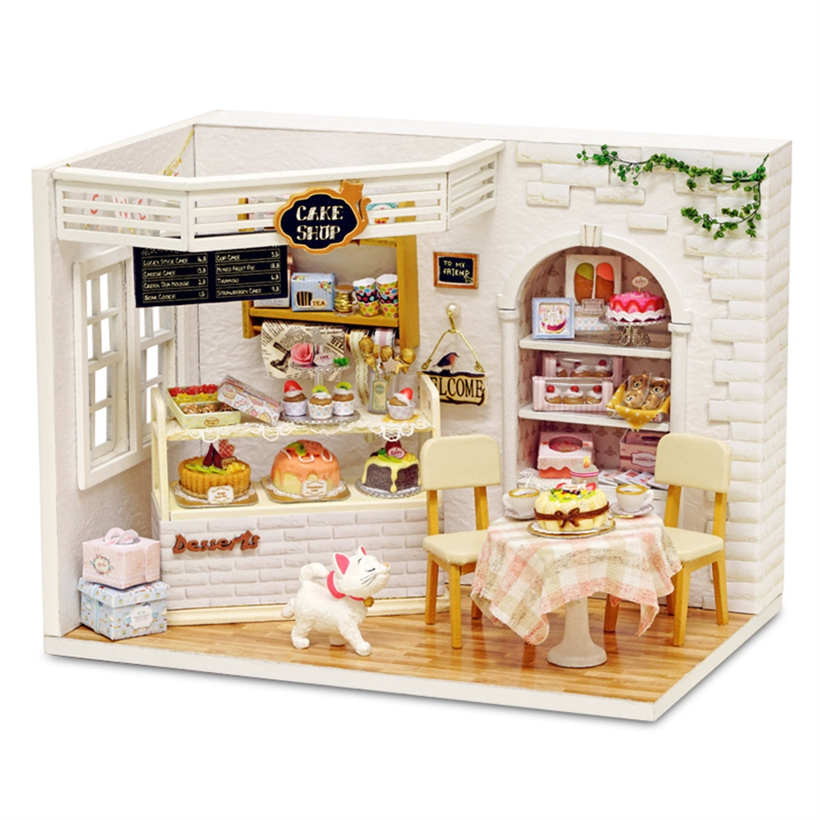 CUTEBEE Kit fai da te Book Nook - Kit fai da te in miniatura per casa