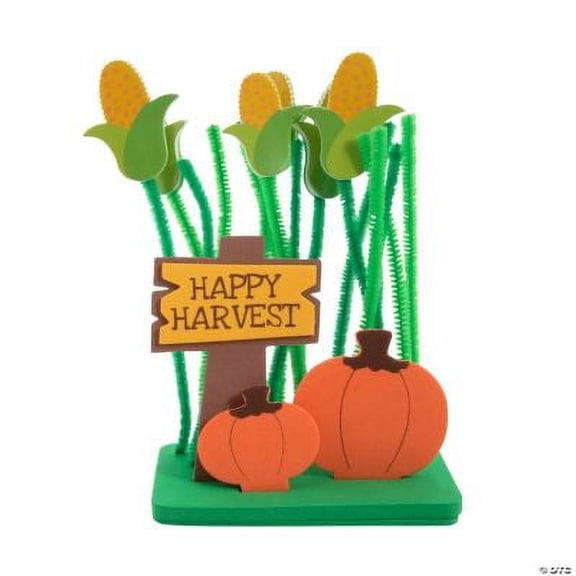 3D Fall Harvest Craft Kit - Makes 12, Fall, Craft Kits, 12 Pieces