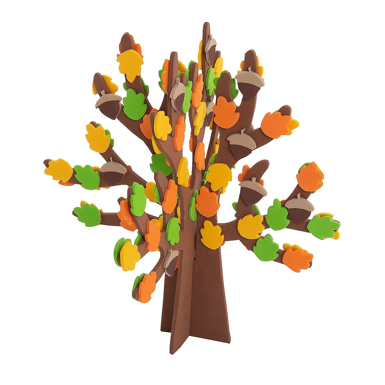 3D Fall Tree Craft Kit, Makes 12, Craft Kits, Fall, 12 Pieces - Walmart.com