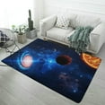 thumbnail image 1 of 3D Fantasy Starry Sky Galaxy Carpet Style Living Room Bedroom Soft Comfy Rug Modern 3d Entry Mats Household, 1 of 7