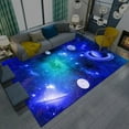 thumbnail image 1 of 3D Fantasy Starry Sky Galaxy Carpets for Living Room Bedroom Area Rugs Parlor Tea Table Mat Soft Home Decor Anti-slip Carpets, 1 of 5