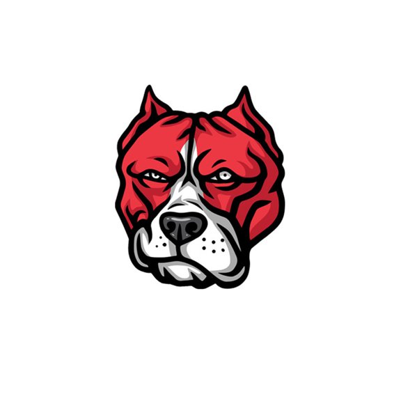 3D Fierce Dog Stickers Auto Car Hood Body PVC Decorative Sticker Waterproof Decal Scratch Protectors Decoration Dog Head to Left Type 2