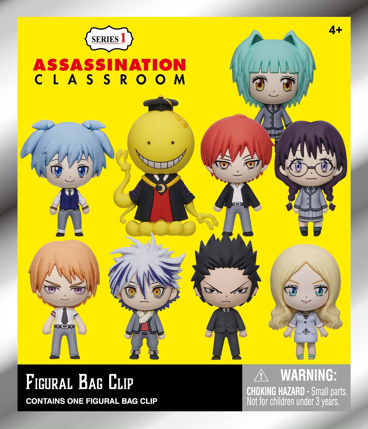 3D Figural Bag Clip Assassination Classroom Series 1 Mystery Pack