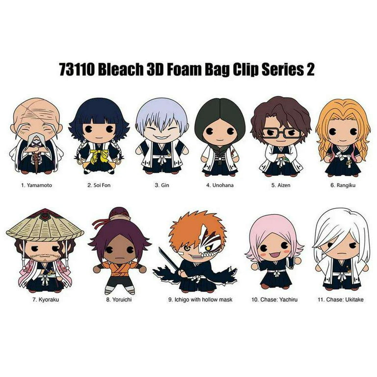 3D Figural Bag Clip Bleach Series 2 Mystery Pack (1 RANDOM Figure