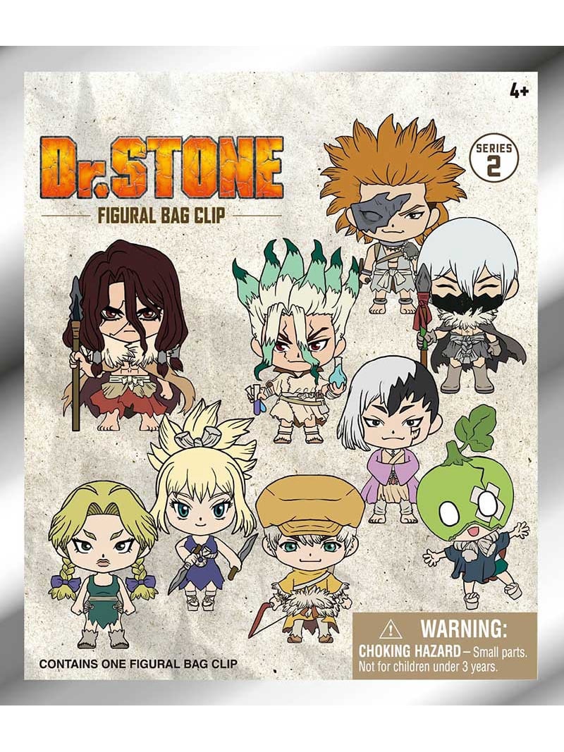 3D Figural Bag Clip Dr. Stone Mystery Pack (1 RANDOM Figure
