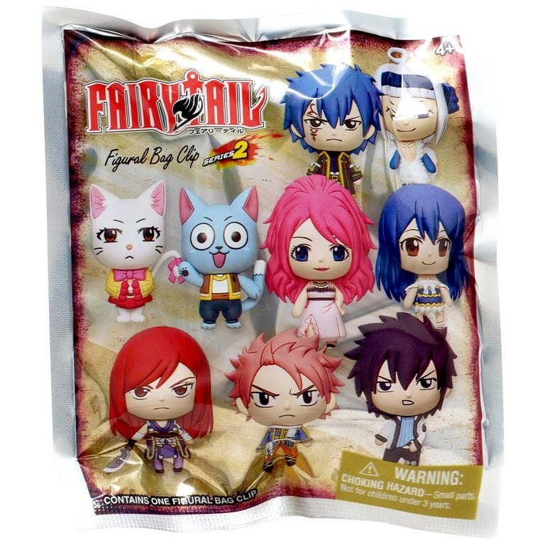 3D Figural Bag Clip Fairy Tail Series 2 Mystery Pack (1 RANDOM