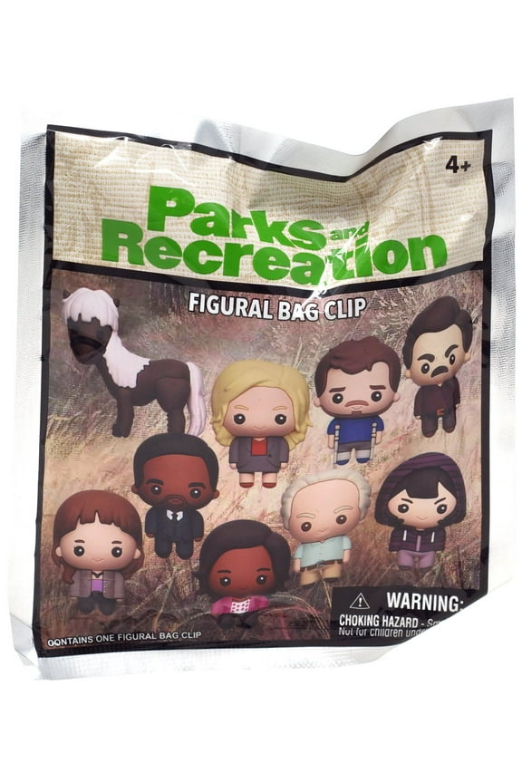 3D Figural Bag Clip Parks & Recreation Mystery Pack (1 RANDOM Figure)