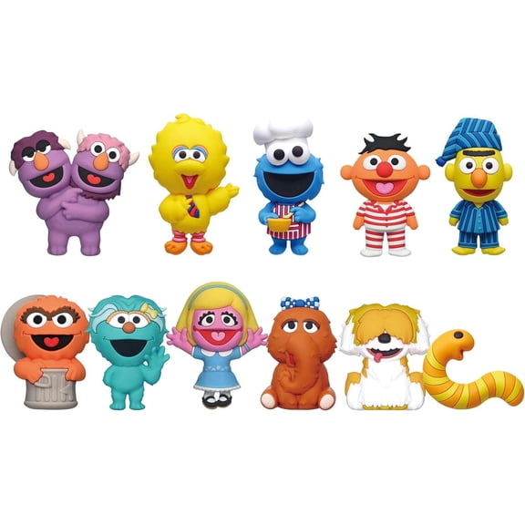 3D Figural Bag Clip Sesame Street Series 3 Mystery Box [24 Packs]