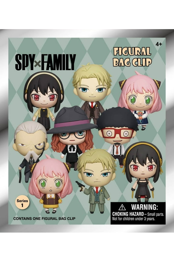3D Figural Bag Clip Spy X Family Mystery Pack