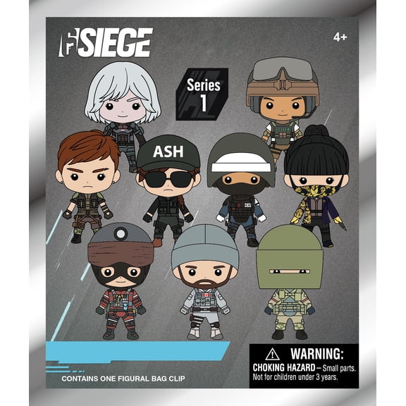 3D Figural Bag Clip Tom Clancy's Rainbow Six Siege Series 1 Mystery Pack (1 RANDOM Figure)