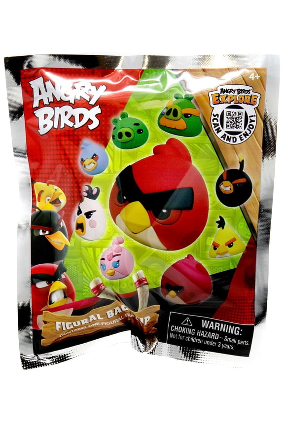 3D Figural Foam Bag Clip Angry Birds Series 1 Mystery Pack (1 RANDOM Figure)