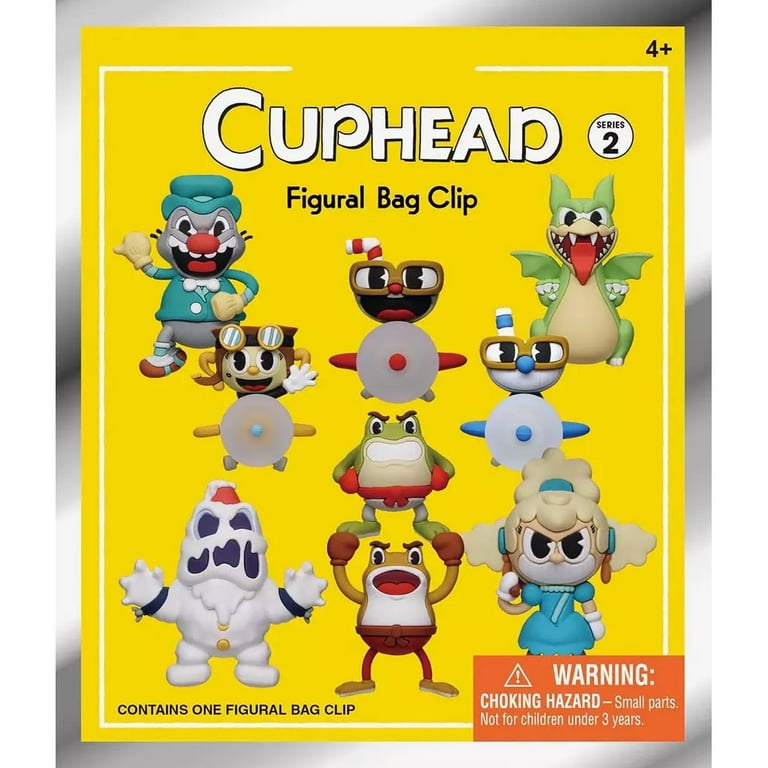 3D Figural Foam Bag Clip Cuphead Series 2 Mystery Pack (1 RANDOM