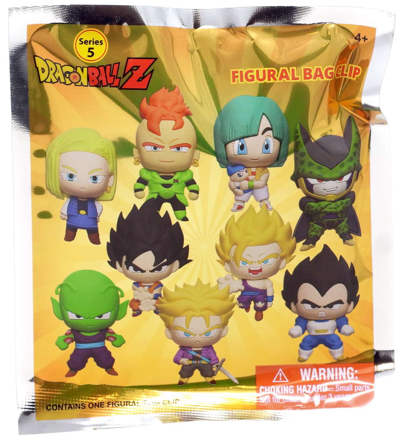 3D Figural Foam Bag Clip Dragon Ball Z Series 5 Mystery Pack (1 RANDOM