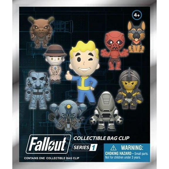 Fallout Series 1 Blind Bag 3D Foam Bag Clip | One Random