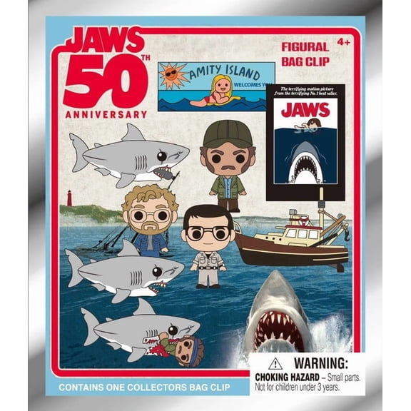 3D Figural Foam Bag Clip Jaws Series 1 Mystery Pack (1 RANDOM Figure)