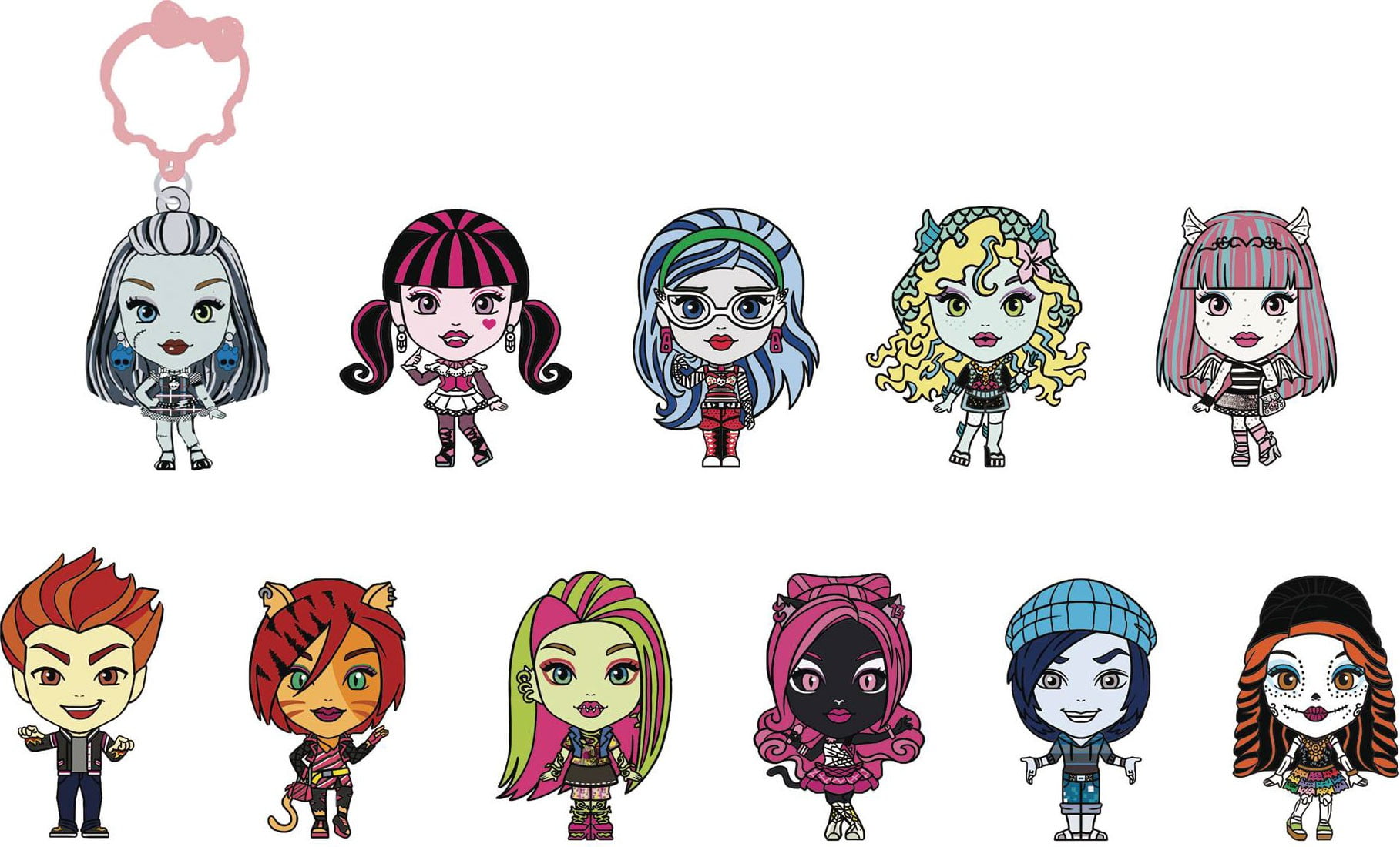 3D Figural Foam Bag Clip Monster High Series 1 Mystery Pack (1