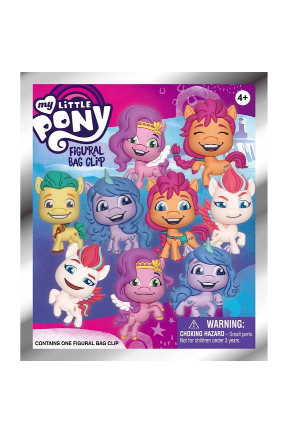 3D Figural Foam Bag Clip My Little Pony The Movie Series 1 Mystery Pack (1 RANDOM Figure)