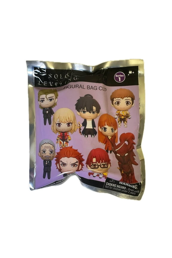 Solo Leveling Series1 3D Foam Figural Bag Clip Collectible Figures in Sealed Blind Box