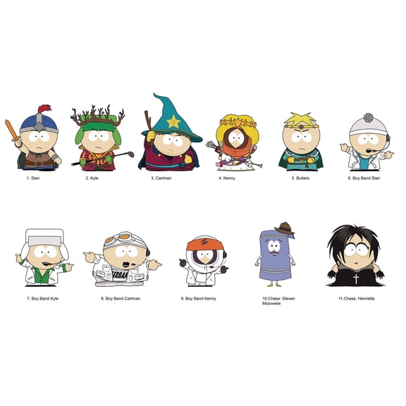 3D Figural Foam Bag Clip South Park Series 2 Mystery Pack (1 RANDOM Figure)