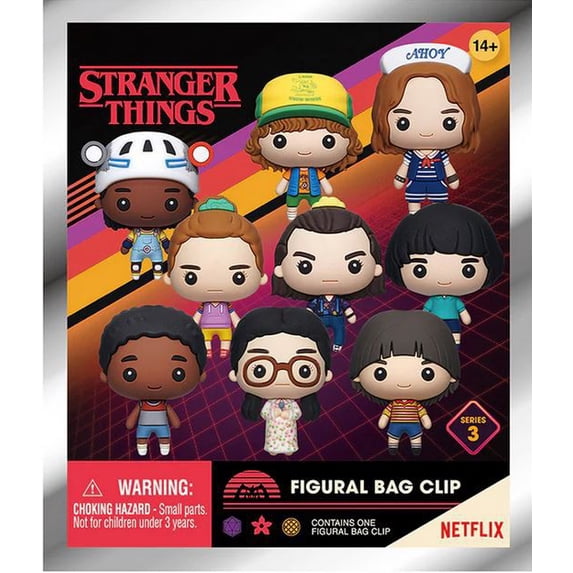 Monogram Stranger Things - Series 3 Characters 1pc 3D Figure Bag Clip Blind Bag
