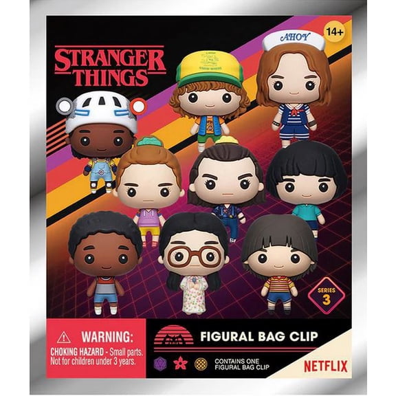 Monogram Stranger Things - Series 3 Characters 1pc 3D Figure Bag Clip Blind Bag