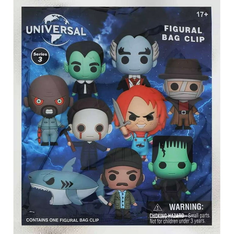 Monogram 3D Figural Foam Bag Clip, Universal Vault Horror Series 3