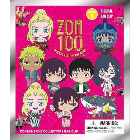 3D Figural Foam Bag Clip Zom 100 Series 1 Mystery Pack (1 RANDOM Figure)