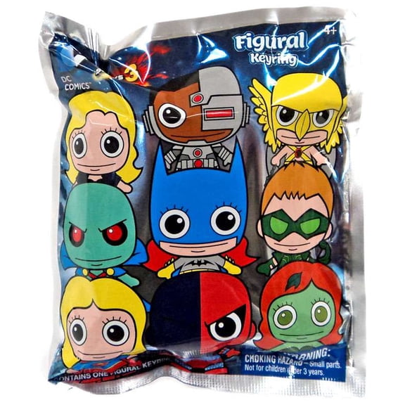 3D Figural Keychains Series 3 Mini Figure Keyring Mystery Pack