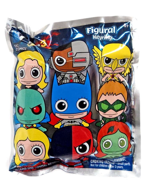 3D Figural Keychains Series 3 Mini Figure Keyring Mystery Pack