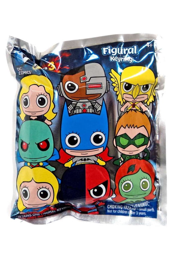 3D Figural Keychains Series 3 Mini Figure Keyring Mystery Pack