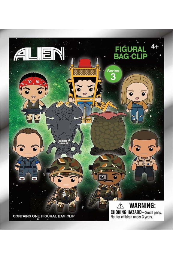 3D Figural Keyring Aliens Series 1 Mystery Pack (1 RANDOM Figure)