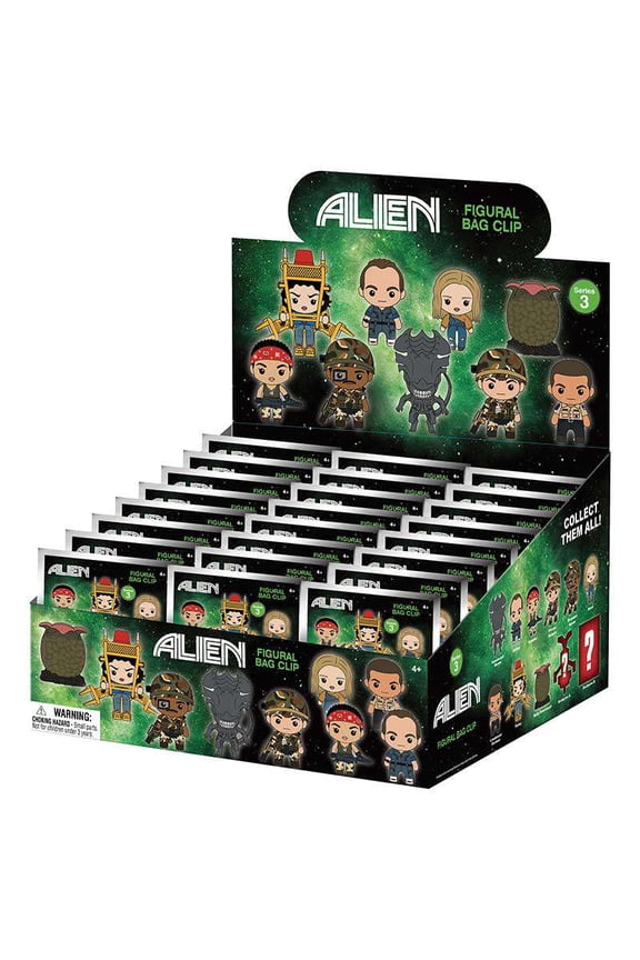 3D Figural Keyring Aliens Series 3 Mystery Box (24 Packs)