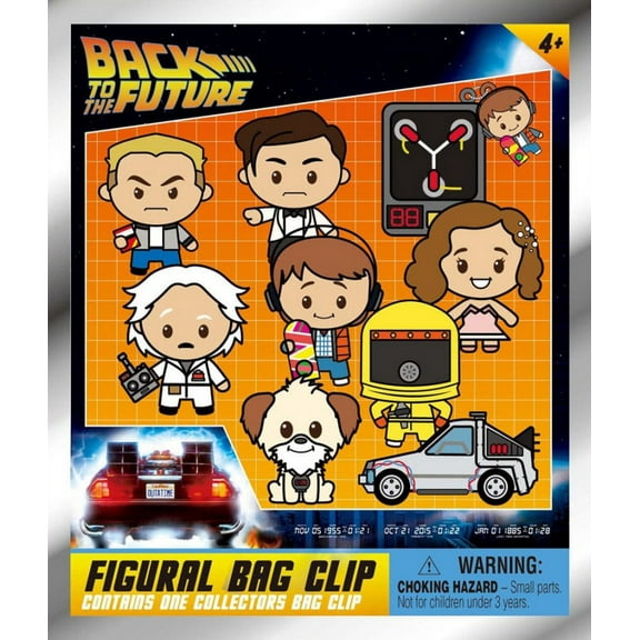 Back To The Future (40th Anniversary) Blind Bag 3D Foam Bag Clip | One Random