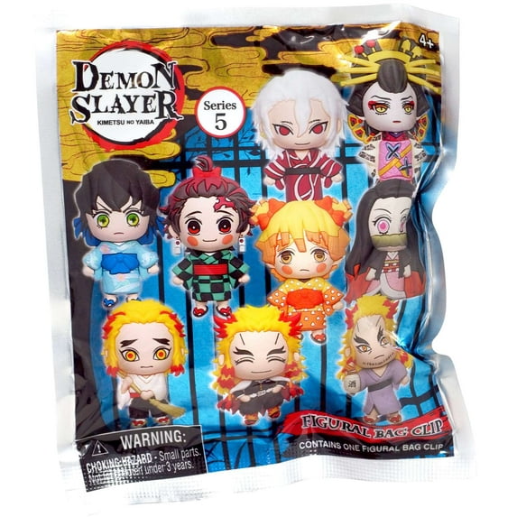 3D Figural Keyring Demon Slayer Series 5 Mystery Box (24 Packs)