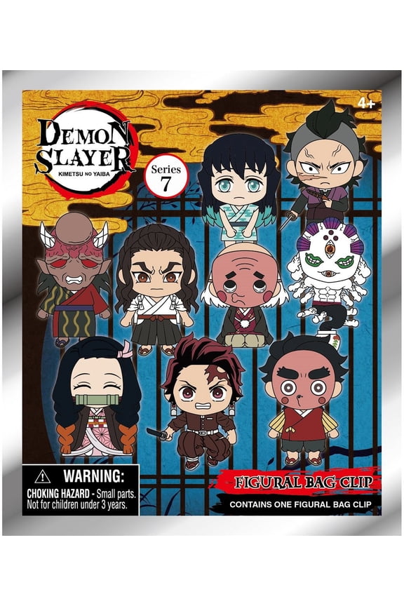 3D Figural Keyring Demon Slayer Series 7 Mystery Pack (1 RANDOM Figure)