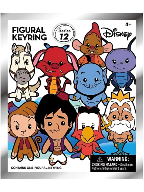 3D Figural Keyring Disney Series 12 Mystery Pack (1 RANDOM Figure)