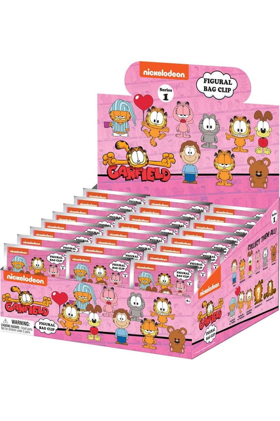 3D Figural Keyring Garfield Series 1 Mystery Box [24 Packs]