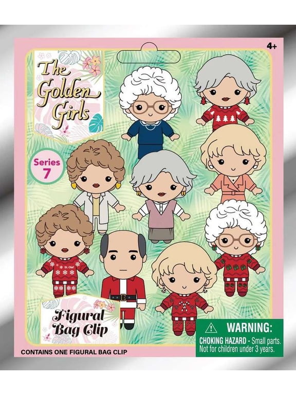 3D Figural Keyring Golden Girls Series 7 Christmas Mystery Pack (1 RANDOM Figure)