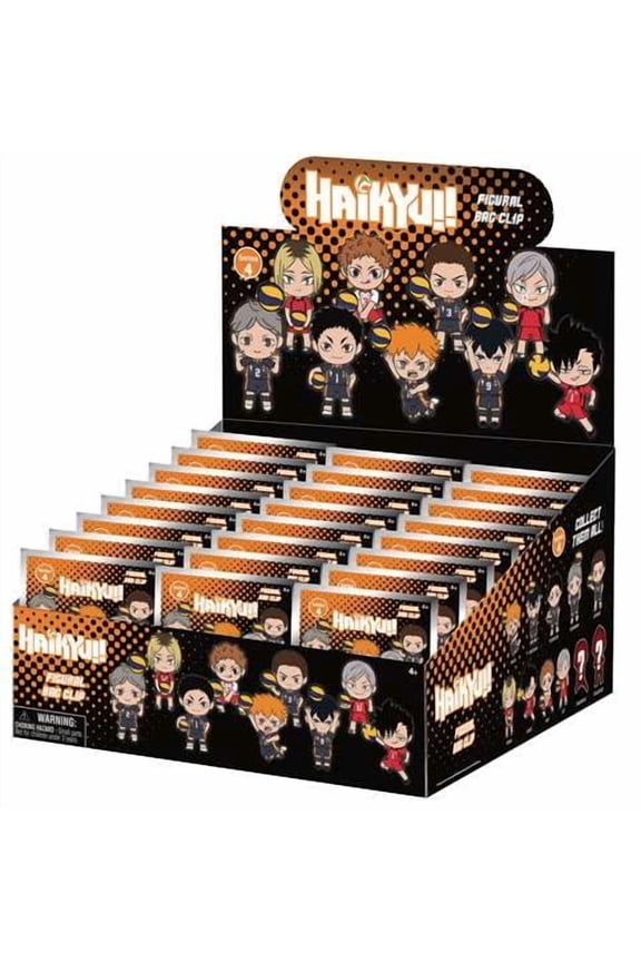 3D Figural Keyring Haikyu!! Series 4 Mystery Box (24 Packs)