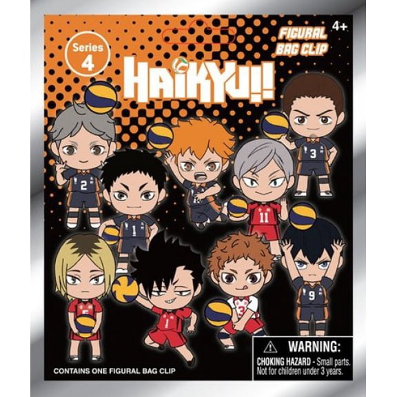 3D Figural Keyring Haikyu!! Series 4 Mystery Pack (1 RANDOM Figure)