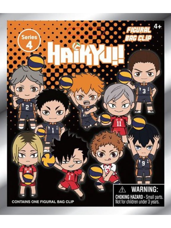 3D Figural Keyring Haikyu!! Series 4 Mystery Pack (1 RANDOM Figure)