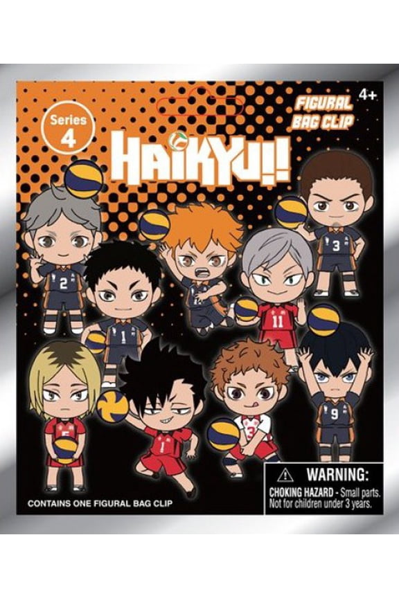 3D Figural Keyring Haikyu!! Series 4 Mystery Pack (1 RANDOM Figure)