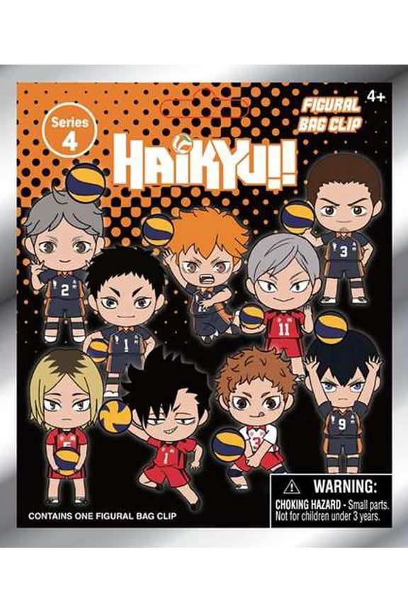 3D Figural Keyring Haikyu!! Series 4 Mystery Pack (1 RANDOM Figure)