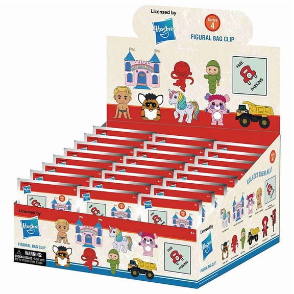 3D Figural Keyring Hasbro Retro Toys Series 4 Mystery Box [24 Packs]